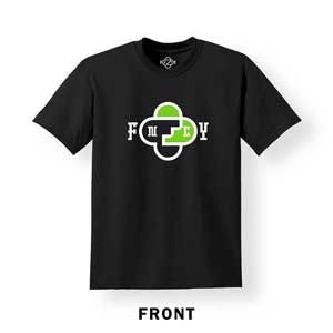 FNCY NEW LOGO T-Shirts black　front