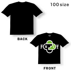 FNCY T-Shirts black [KIDS size]　front