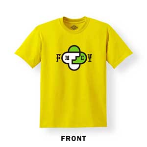FNCY NEW LOGO T-Shirts yellow　front