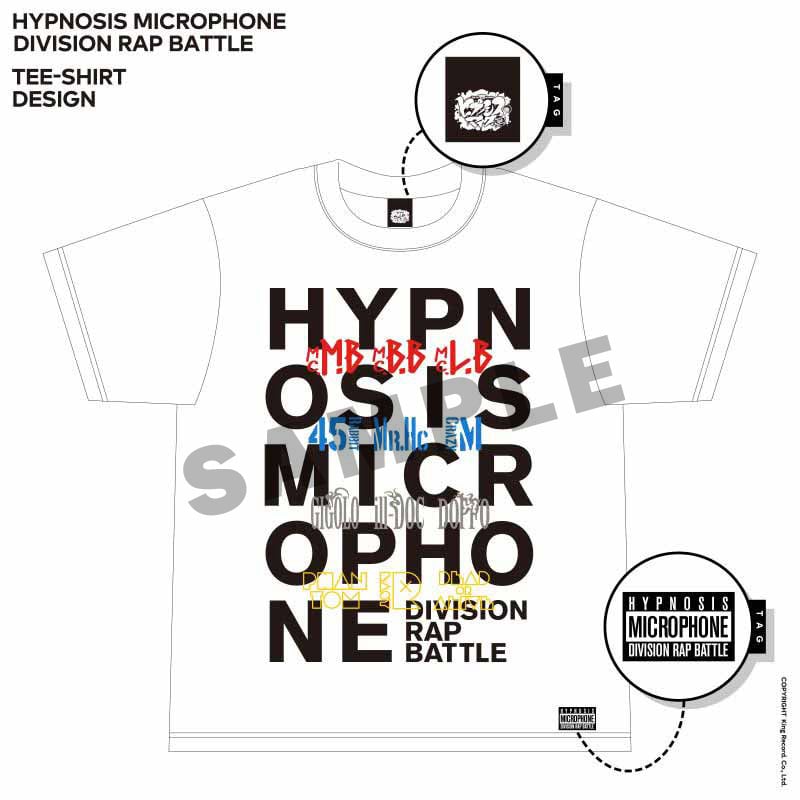 Tシャツ WHITE ヒプノシスマイク