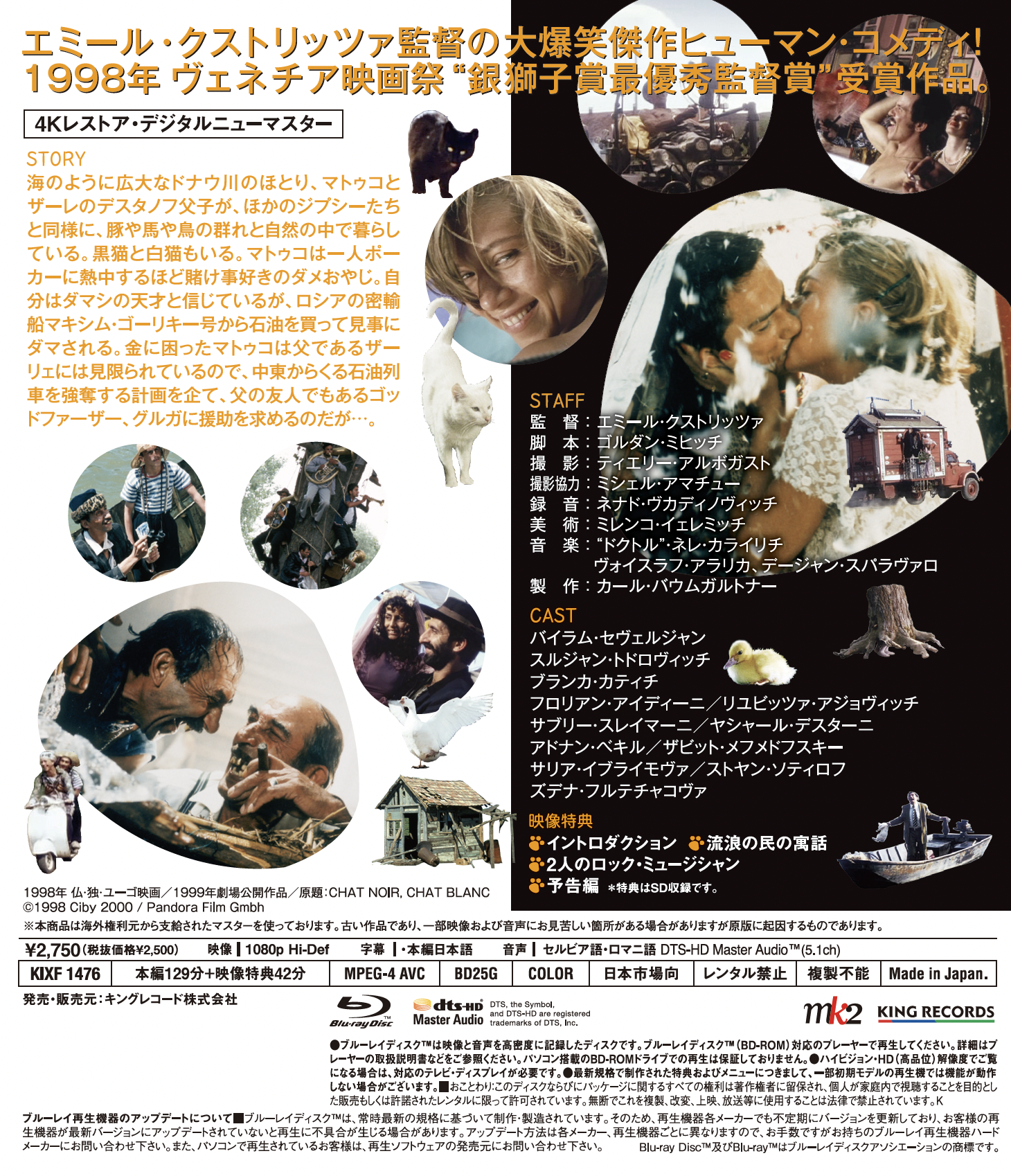 KING RECORDS STORE >黒猫・白猫: 映像