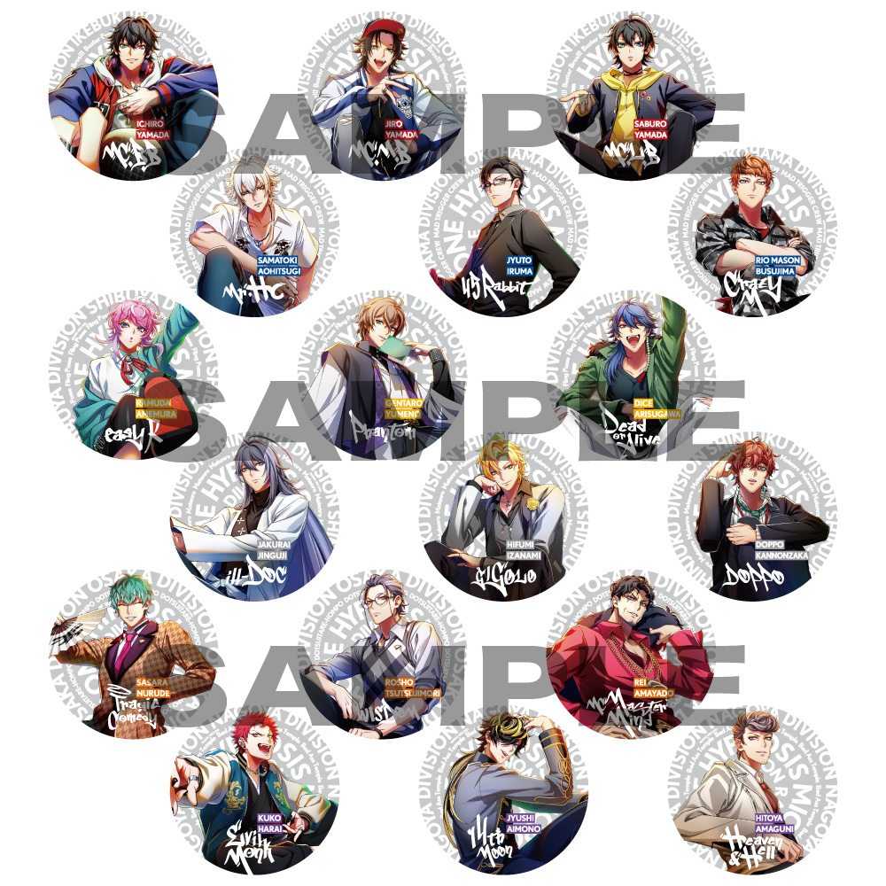 ヒプノシスマイク 四十物十四 8thカフェ 缶バッジ ヒプノシスマイク -Division Rap Battle- 8th Anniversary cafe
