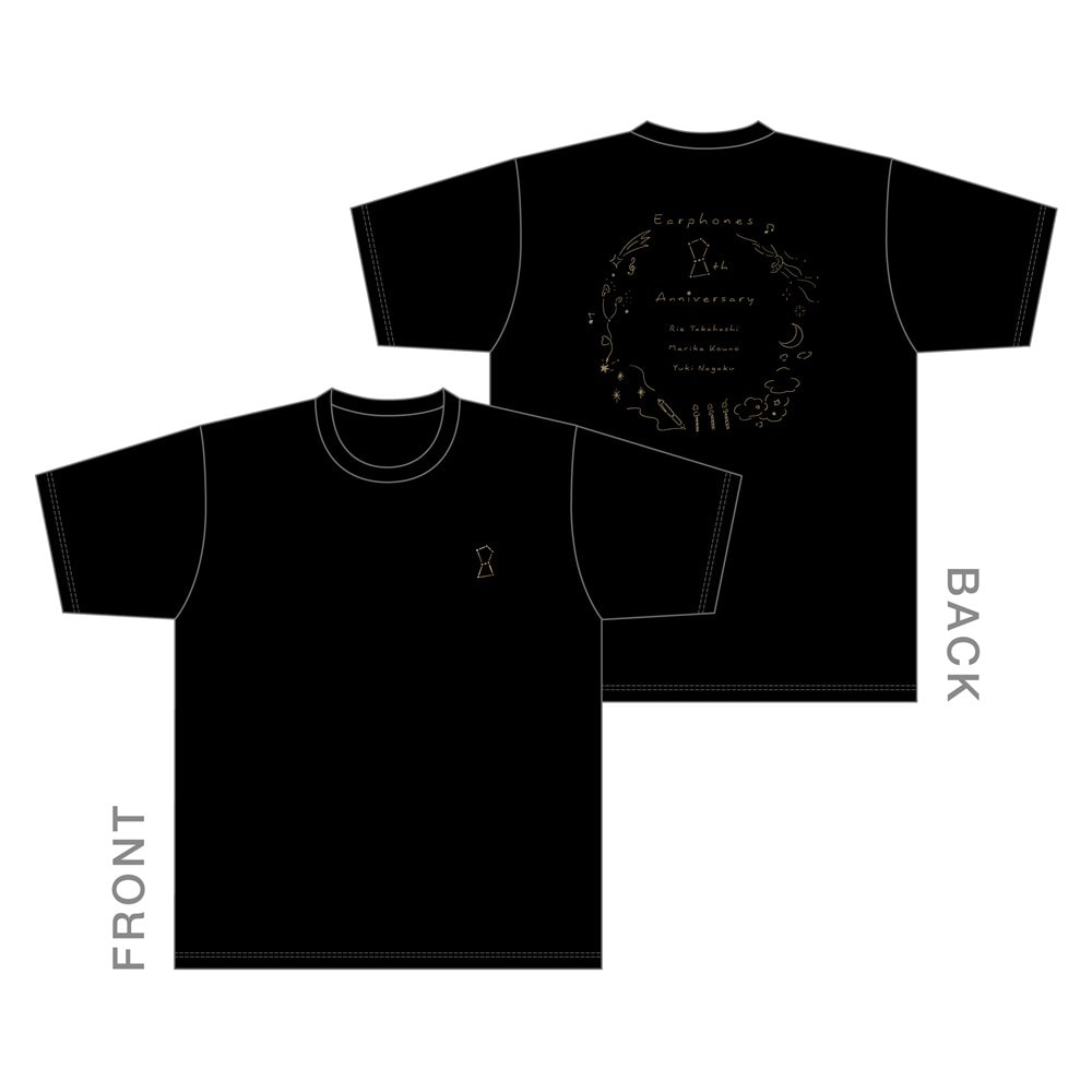 月詠み Tシャツ ブラック 3枚まとめ売り レヴィ＆エダ Tシャツ [ブラック・ラグーン] | 公式キャラクターグッズ