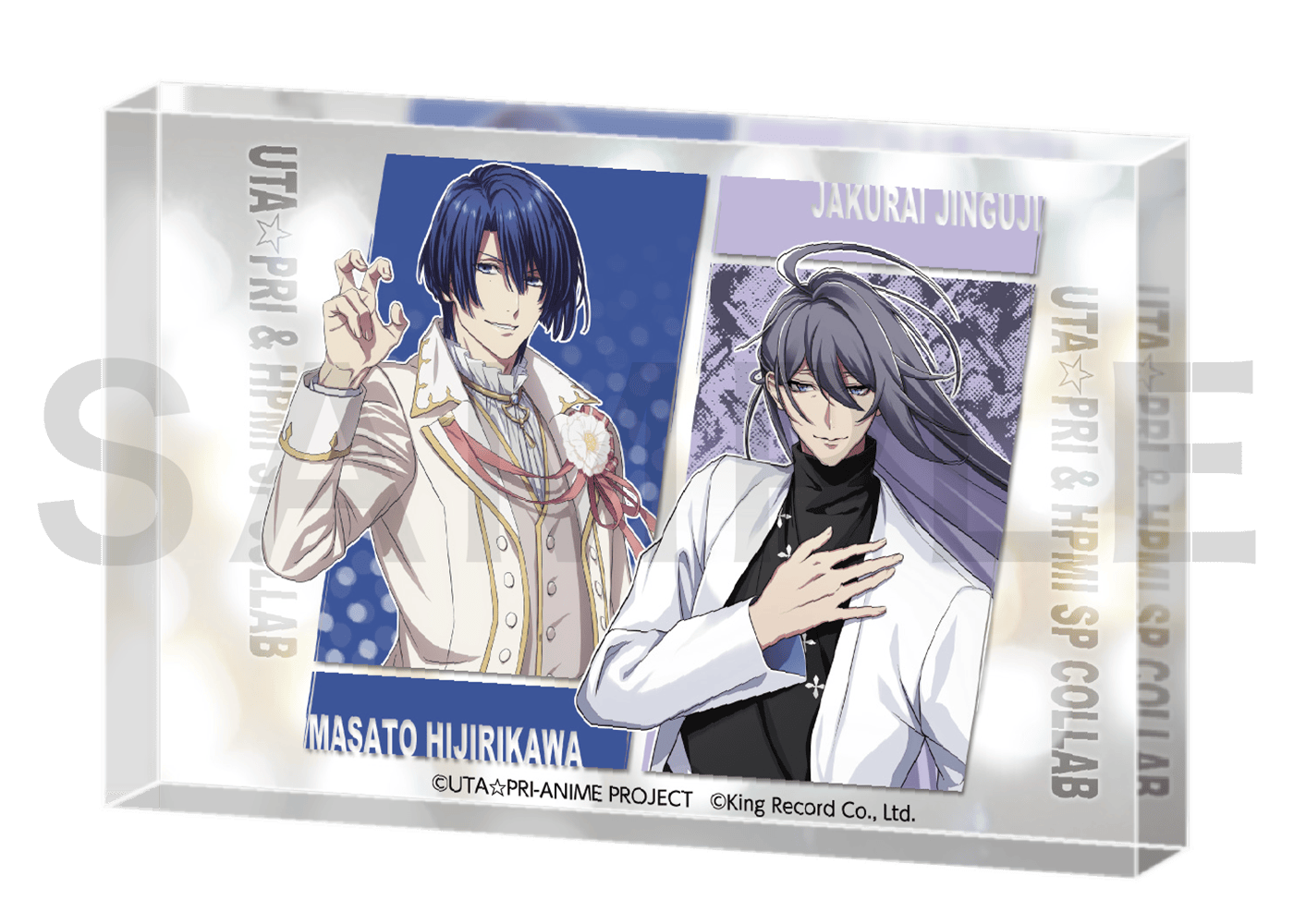 KING RECORDS STORE >アクリルブロック 真斗&寂雷(うた☆プリ&ヒプマイ