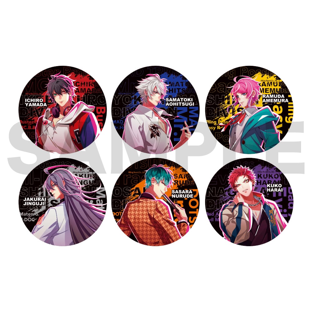 KING RECORDS STORE >トレーディング缶バッジ(Division Leaders): グッズ