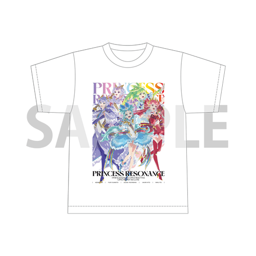 ＜Mサイズ＞Tシャツ(WHITE)【オルケリア1st LIVE「PRINCESS RESONANCE」】