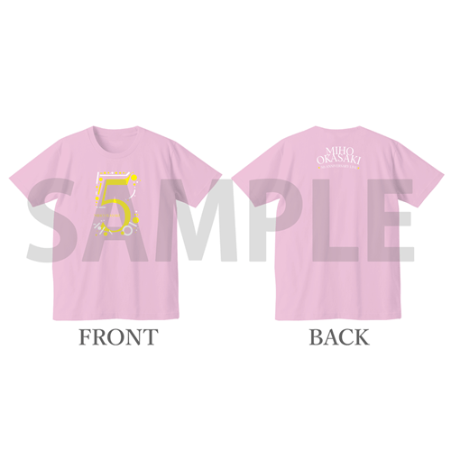 ＜Mサイズ＞Tシャツ 【Miho Okasaki 5th ANNIVERSARY LIVE フローリア】