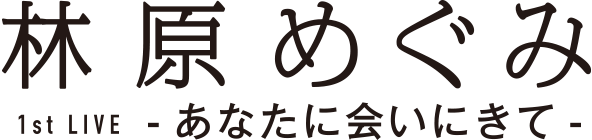 林原めぐみ 1st Live－あなたに会いに来て－ORIGINAL GOODS 数量限定！