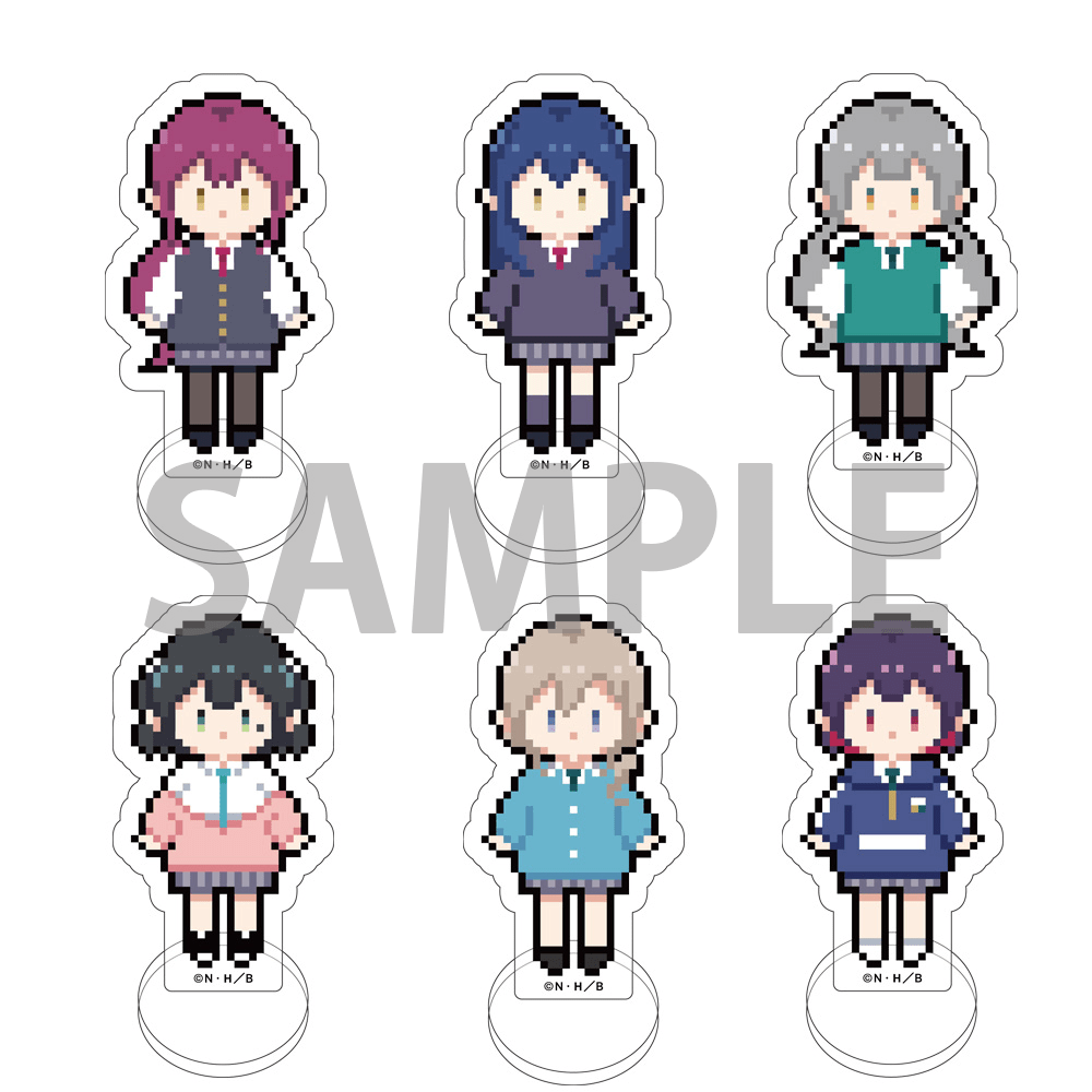 「ばっどがーる」8bitランダムアクリルスタンド(ランダム6種)